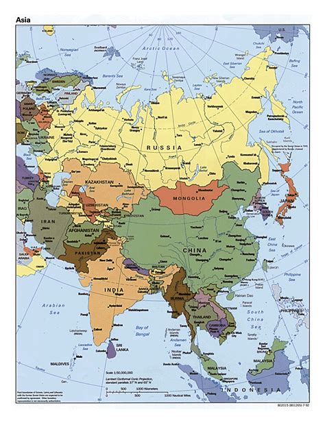 mapa asia